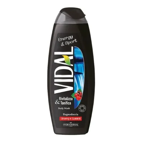 Vidal bagno doccia energy sport ginseng e guaranà 500 ml Fornitura