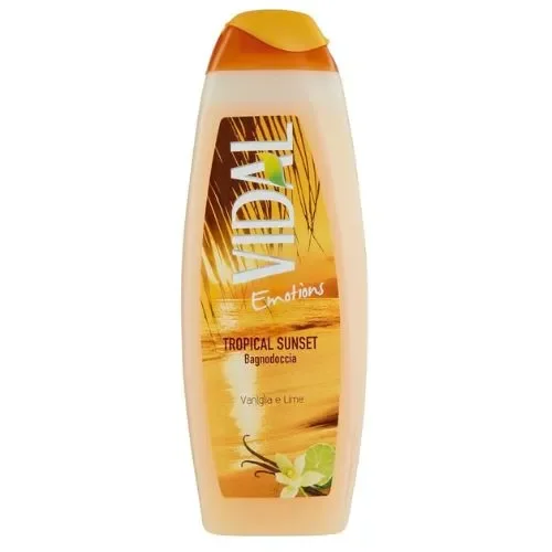 Vidal bagnodoccia emotion tropical sunset vaniglia e lime 500 ml