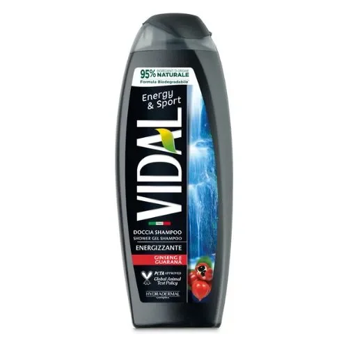 Vidal doccia shampoo energy sport ginseng e guaranà 250 ml Online