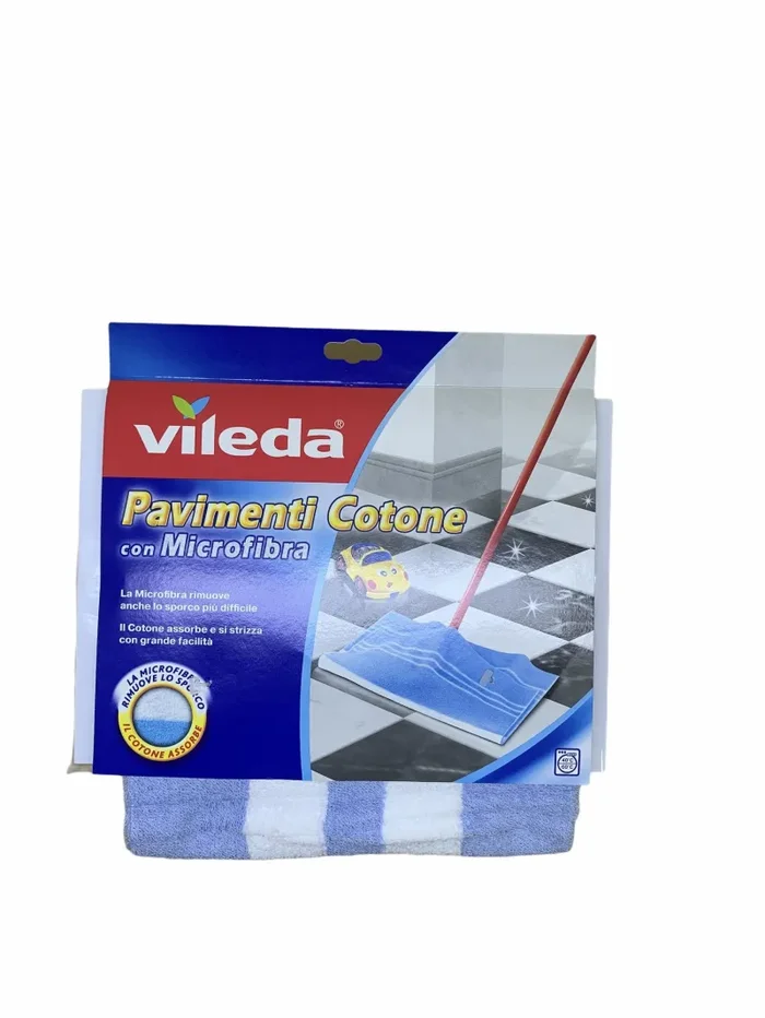 Vileda pavimenti cotone con microfibra 50×50