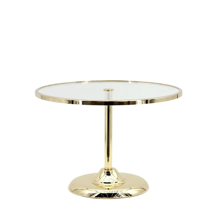 Vimin Box Alzata Metallo e Vetro D 35 Cm H 25 Cm