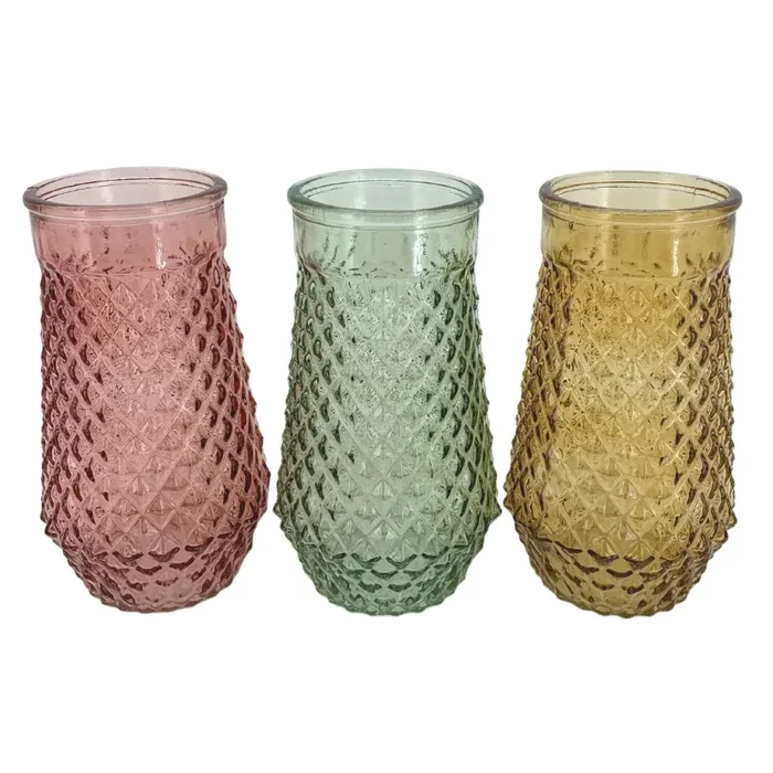 Vimin Box Portafiori Sfaccettato D 8 Cm H 20 Cm 1 Pz