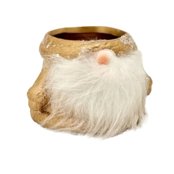 Vimin Box Vaso Caspò Gnomo con Braccia e Barba D 7 Cm L 11 Cm L 10 Cm