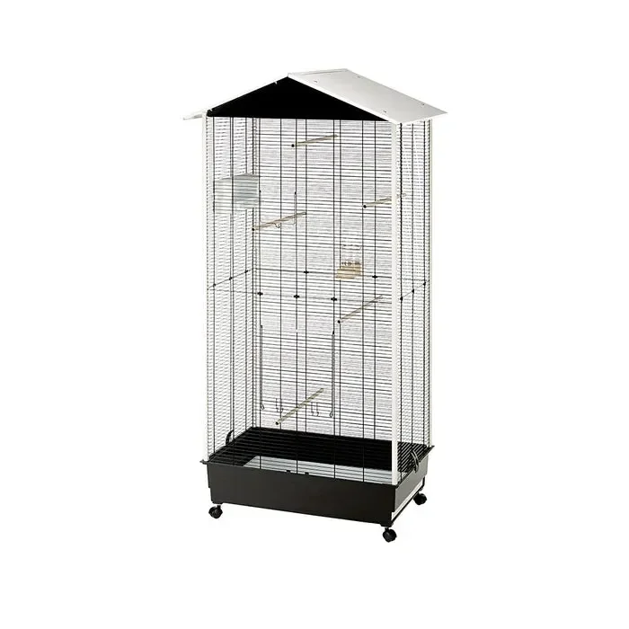 Voliera in plastica e metallo – Nota